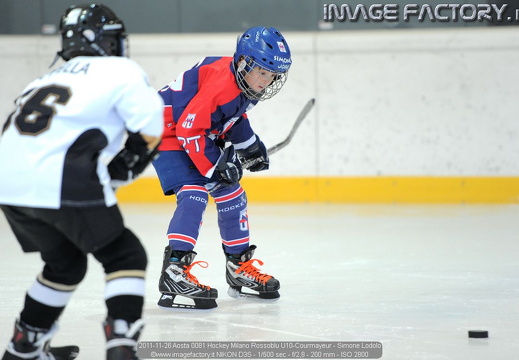 2011-11-26 Aosta - Hockey Milano Rossoblu U10